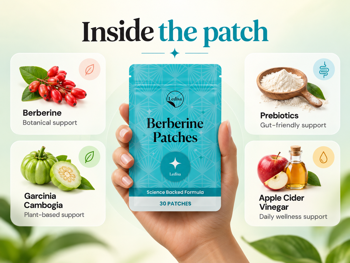 LEDISA BERBERINE DAILY SUPPORT PATCHES